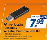 USB-Stick PinStripe USB 3.0 im Angebot bei expert in Velbert USB-Stick PinStripe USB 3.0 Angebote von Verbatim bei expert Velbert für 7,99 €
