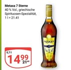 7 Sterne im Angebot bei GLOBUS in Herne 7 Sterne Angebote von Metaxa bei GLOBUS Herne für 14,99 €