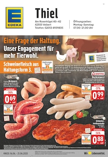 Aktueller EDEKA Prospekt "Aktuelle Angebote" für Velbert Aktueller EDEKA Prospekt für Velbert mit Seiten