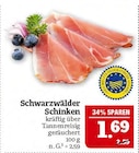 Schwarzwälder Schinken Angebote bei Marktkauf Altenburg für 1,69 €