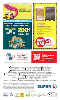 Promotion Couches dans le prospectus Super U, valable du 18/08/2026 au 30/08/2026 Promo Couches dans le catalogue Super U du moment à la page 32