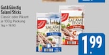 Salami im E xpress Prospekt Salami Sticks Classic von Gut&Günstig im aktuellen E xpress Prospekt für 1,99 €