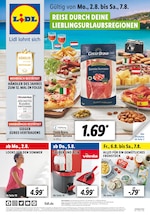 Lidl Prospekt für Geiselbach mit 56 Seiten Lidl Prospekt für Geiselbach: "REISE DURCH DEINE LIEBLINGSURLAUBSREGIONEN", 56 Seiten, 02.08.2021 - 07.08.2021