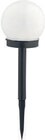Lampe solaire 1 LED plastique blanc en promo chez Maxi Bazar Lampe solaire 1 LED plastique blanc dans le catalogue Maxi Bazar