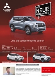 Mitsubishi Prospekt: "Mitsubishi Angebote", 8 Seiten, 22.03.2025 - 19.04.2025