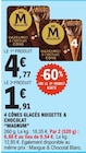 4 cônes glacés noisette & chocolat - MAGNUM en promo chez E.Leclerc 4 cônes glacés noisette & chocolat - MAGNUM dans le catalogue E.Leclerc