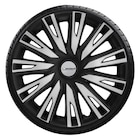 4 enjoliveurs michelin 15 pouces nvscop noir/argent - MICHELIN en promo chez Norauto Montreuil à 35,99 €