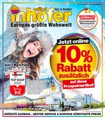 Möbel Inhofer Prospekt für Stuttgart mit 18 Seiten Möbel Inhofer Prospekt für Stuttgart: "Jetzt online 10% Rabatt zusätzlich auf diese Prospektartikel!", 18 Seiten, 14.01.2021 - 31.01.2021