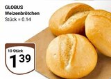 Weizenbrötchen im Angebot bei GLOBUS in Hürth Weizenbrötchen Angebote von GLOBUS bei GLOBUS Hürth für 1,39 €