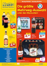Netto Marken-Discount Prospekt für Flöha: "DER ORT, AN DEM DU IMMER AUSGEZEICHNETE PREISE FINDEST.", 2 Seiten, 19.10.2026 - 24.10.2026