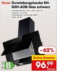 Dunstabzugshaube KH-GSH-60B Glas schwarz Angebote von PKM bei Netto Marken-Discount Remscheid für 96,99 €
