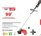 Débroussailleuse électrique 1200 W - STERWINS - LEROY MERLIN à Bordeaux Débroussailleuse électrique 1200 W - STERWINS en promo chez LEROY MERLIN Bordeaux à 99,00 €