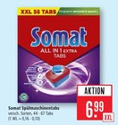 Spülmaschinentabs im Angebot bei Marktkauf in Ravensburg Spülmaschinentabs Angebote von Somat bei Marktkauf Ravensburg für 6,99 €