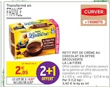 Petit Pot de Crème au Chocolat en Offre Découverte - La Laitière à 4,10 € dans le catalogue Intermarché