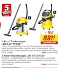 Nass-/Trockensauger WD 3 S V-17/4/20 im toom Baumarkt Prospekt Nass-/Trockensauger WD 3 S V-17/4/20 von im aktuellen toom Baumarkt Prospekt für 89,99 €