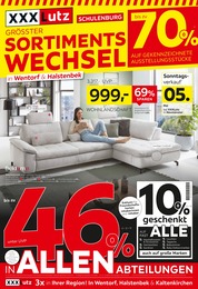XXXLutz Möbelhäuser Prospekt "SORTIMENTSWECHSEL" für Wentorf, 14 Seiten, 29.04.2024 - 05.05.2024