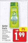 Shampoo oder Spülung von Garnier Fructis für 1,99 € bei E center im Angebot Shampoo oder Spülung von Garnier Fructis im aktuellen E center Prospekt