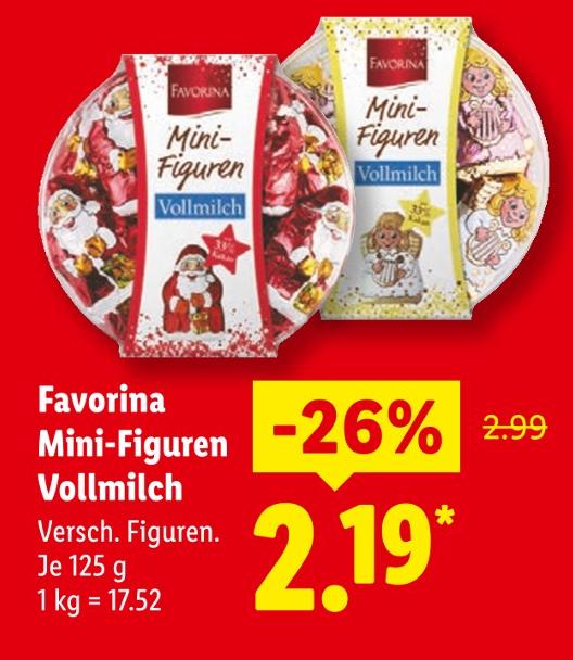Mini-Figuren Vollmilch