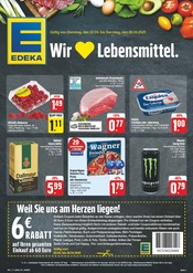 Aktueller EDEKA Supermarkt Prospekt in Alfeld und Umgebung, "Wir lieben Lebensmittel!" mit 8 Seiten, 22.04.2025 - 26.04.2025