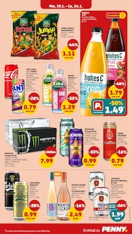 Cola im Penny Prospekt "Wer günstig will, muss Penny." mit 40 Seiten (Langenhagen)