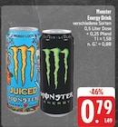 Energy Drink im Angebot bei EDEKA in Gera Energy Drink Angebote von Monster bei EDEKA Gera für 0,79 €