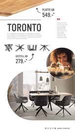 Aktueller Polstermöbel Fischer Prospekt mit Esstisch, "Holztische", Seite 2