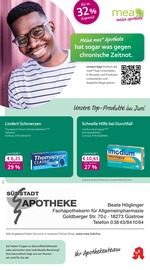 Aktueller mea - meine apotheke Apotheke Prospekt in Güstrow und Umgebung, "Unsere Juni-Angebote" mit 4 Seiten, 01.06.2025 - 30.06.2025