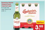 Original Czech Imported Lager von Budweiser Budvar für 3,99 € bei Netto Marken-Discount im Angebot Original Czech Imported Lager von Budweiser Budvar im aktuellen Netto Marken-Discount Prospekt