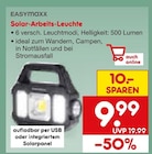 Solar-Arbeits-Leuchte im Netto Marken-Discount Prospekt Solar-Arbeits-Leuchte von EASYmaxx im aktuellen Netto Marken-Discount Prospekt für 9,99 €