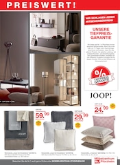 Aktueller Möbelzentrum Pforzheim Prospekt mit Kuscheldecke, "WOHNEN IN SEINER SCHÖNSTEN FORM", Seite 21