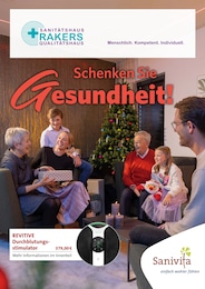 Sanitätshaus Rakers Prospekt für Bad Driburg: "Schenken Sie Gesundheit!", 6 Seiten, 13.11.2024 - 31.01.2025