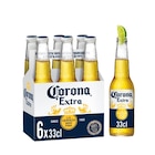 Bière blonde - CORONA EXTRA en promo chez Carrefour Market Bière blonde - CORONA EXTRA dans le catalogue Carrefour Market
