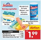 Wundertuch im Angebot bei Netto Marken-Discount in Frankfurt Wundertuch Angebote von Spontex bei Netto Marken-Discount Frankfurt für 1,99 €