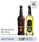 Bar-Sirup Angebote von Riemerschmid bei Metro Köln für 4,27 €