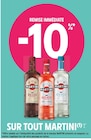 Intermarché Issel - Promo -10 % remise immédiate sur tout MARTINI Promo -10 % remise immédiate sur tout MARTINI à dans le catalogue Intermarché à Issel