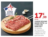 Viande Bovine Basse Côte à Griller Sans Os en promo chez U Express Viande Bovine Basse Côte à Griller Sans Os dans le catalogue U Express
