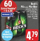 Pils oder Mix-Bier Angebote von Beck's bei EDEKA Winterberg für 4,79 €