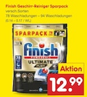 Geschirr-Reiniger Sparpack Angebote von Finish bei Netto Marken-Discount Bottrop für 12,99 €