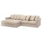 Bezug 4er-Sofa mit Récamieren/Hillared beige mit Récamieren/Hillared beige Angebote von GRÖNLID bei IKEA Aachen für 409,00 €