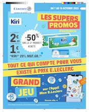 Prospectus E.Leclerc à Saint-Nabord, "TOUT CE QUI COMPTE POUR VOUS EXISTE À PRIX E.LECLERC", 72 pages de promos valables du 07/10/2025 au 18/10/2025