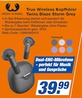 True Wireless Kopfhörer Twins Blaze Storm Grey bei expert im Laatzen Prospekt für 39,99 €