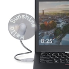 Ventilateur USB avec message LED en promo chez Gifi Ventilateur USB avec message LED dans le catalogue Gifi