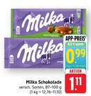 Schokolade Angebote von Milka bei EDEKA Singen für 0,99 €