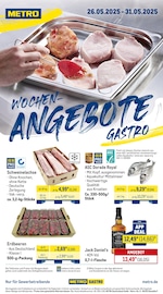 Aktueller Metro Rüggow Prospekt "Wochenangebote Gastro" mit 19 Seiten
