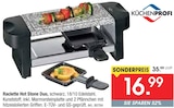 Aktuelles Raclette Hot Stone Duo Angebot bei Zurbrüggen in Bielefeld ab 16,99 €