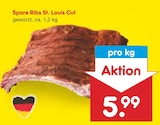 Spare Ribs St. Louis Cut im Angebot bei Netto Marken-Discount in Rüsselsheim Spare Ribs St. Louis Cut Angebote bei Netto Marken-Discount Rüsselsheim für 5,99 €