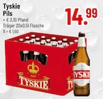 Tyskie Pils im Trinkgut Prospekt zum Preis von 14,99 €