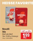 Nescafé Stix 3 in 1 oder 2 in 1 Angebote bei famila Nordost Langenhagen für 1,99 €