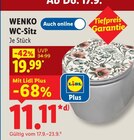 WC-Sitz im Angebot bei Lidl in Plauen WC-Sitz Angebote von WENKO bei Lidl Plauen für 11,11 €