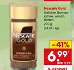 Gold Angebote von Nescafe bei Netto Marken-Discount Hof für 6,99 €